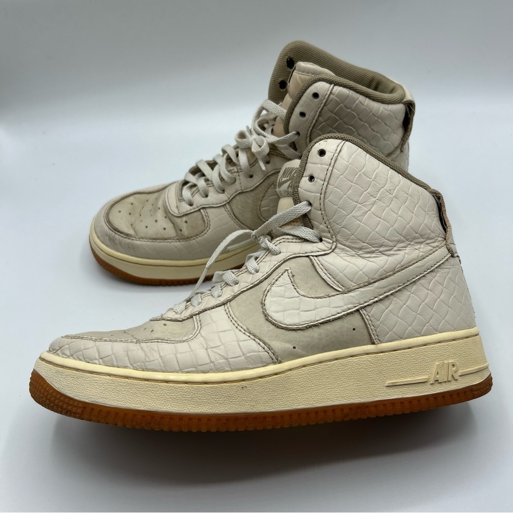 Nike Air Force 1 High Premium Oatmeal Sneakers